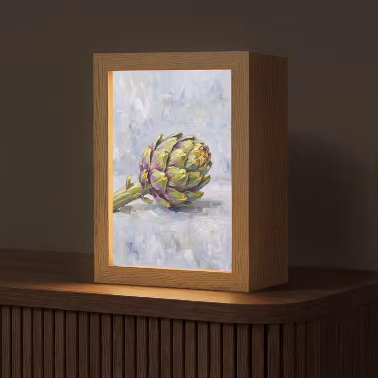 Tafellamp - Eten - Artisjok - Modern - Eten - Artisjok - Modern Light Box met kabel (Tafellamp) klein