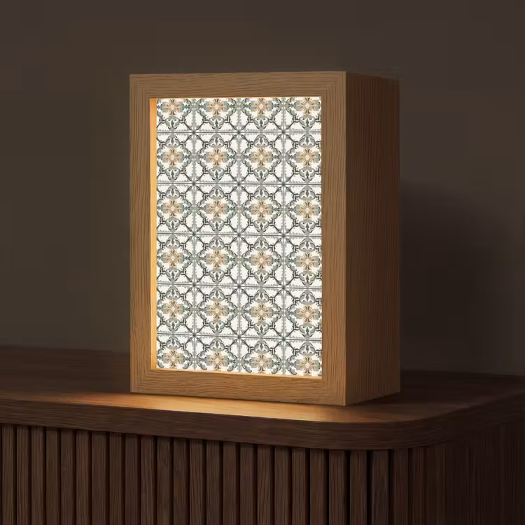Floraal - Verweerd - Keurrijk Light Box met kabel (Tafellamp) klein 925 -z3d_website