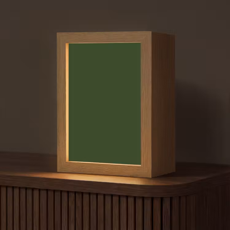 Forest - Green - Groen Light Box met kabel (Tafellamp) klein 925 -z3d_website