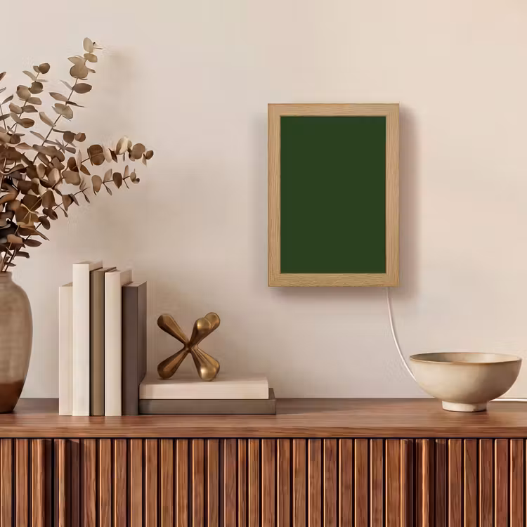 Forest - Green - Groen Light Box met kabel (Tafellamp) klein 925 -sfeer2