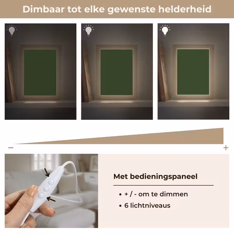 Forest - Green - Groen Light Box met kabel (Tafellamp) klein 925 -USP_dimbaarNL