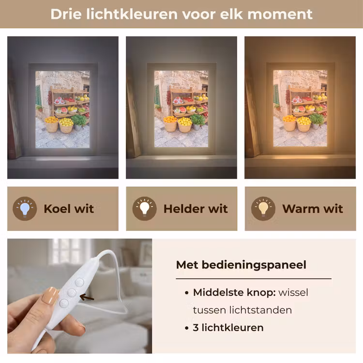 Tafellamp - Fruit - Markt - Vers - Fruit - Markt - Vers Light Box met kabel (Tafellamp) klein