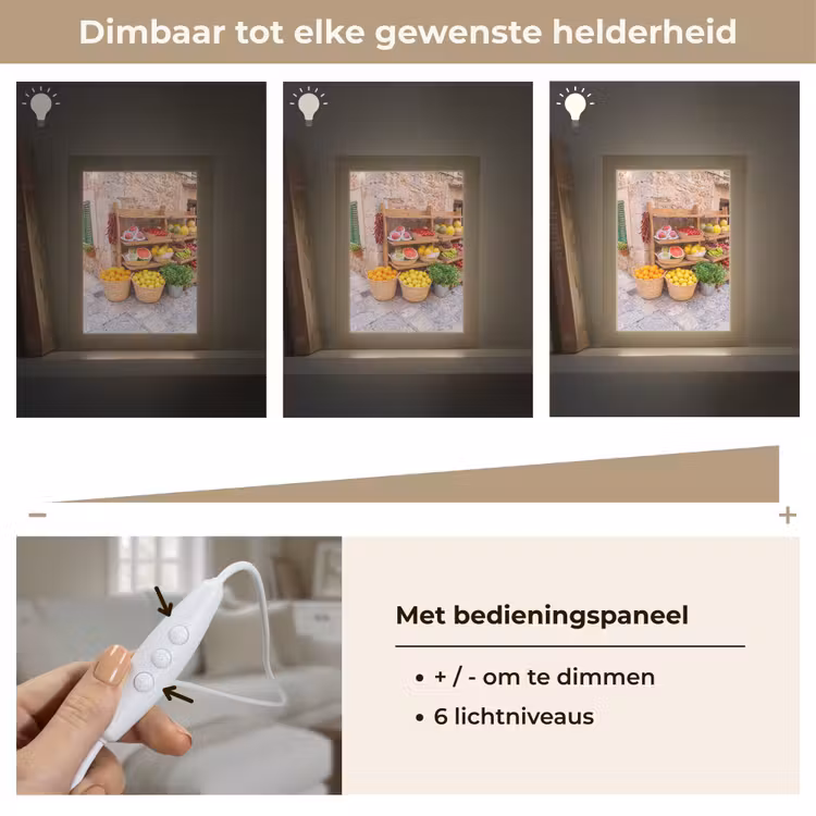 Tafellamp - Fruit - Markt - Vers - Fruit - Markt - Vers Light Box met kabel (Tafellamp) klein