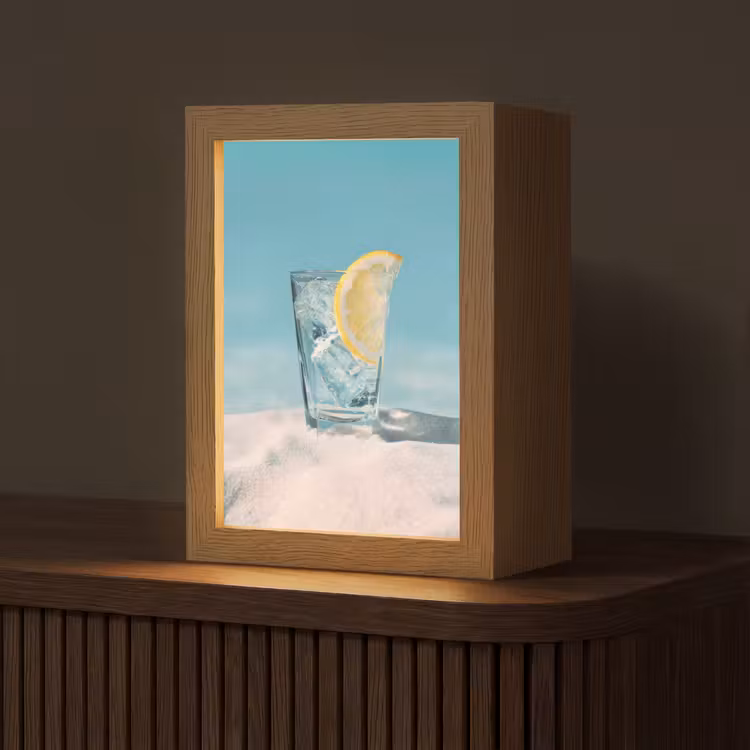 Glas - ijsblokjes - Citroen Light Box met kabel (Tafellamp) klein -z3d_website