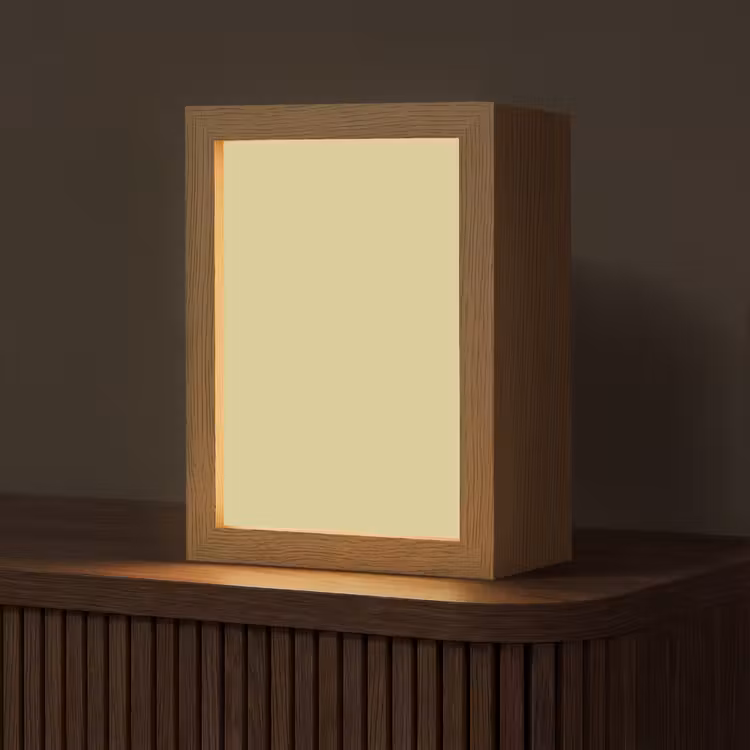 Golden - Clover - Geel Light Box met kabel (Tafellamp) klein 925 -z3d_website