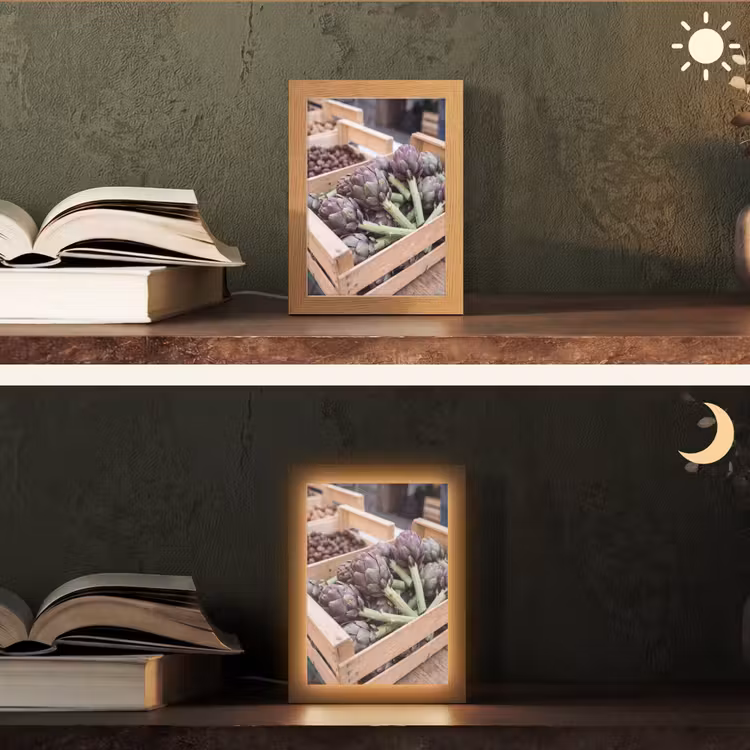Tafellamp - Groenten - Markt - Vers - Groenten - Markt - Vers Light Box met kabel (Tafellamp) klein
