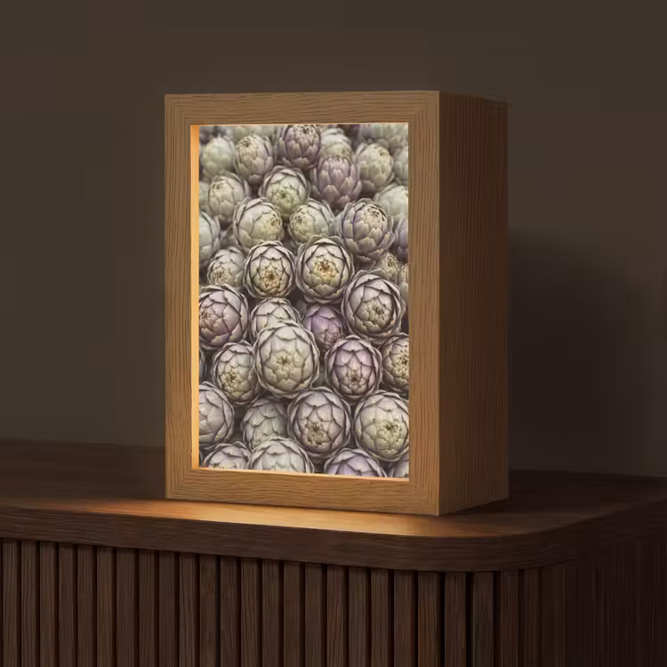 Tafellamp - Groenten - Vers - Eten - Groenten - Vers - Eten Light Box met kabel (Tafellamp) klein