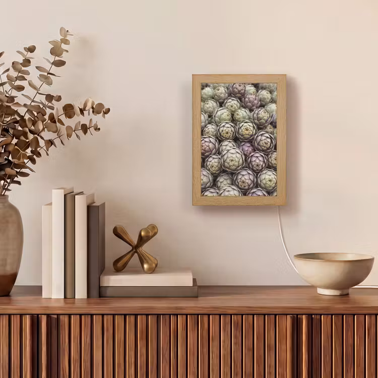Tafellamp - Groenten - Vers - Eten - Groenten - Vers - Eten Light Box met kabel (Tafellamp) klein