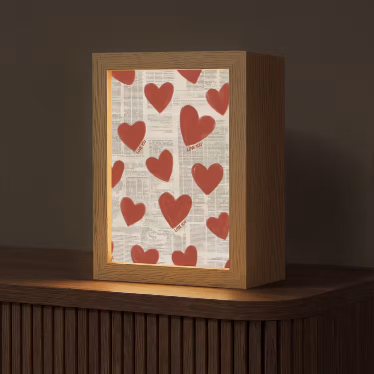 Hartjes - Krant - Loveyou Light Box met kabel (Tafellamp) klein -z3d_website