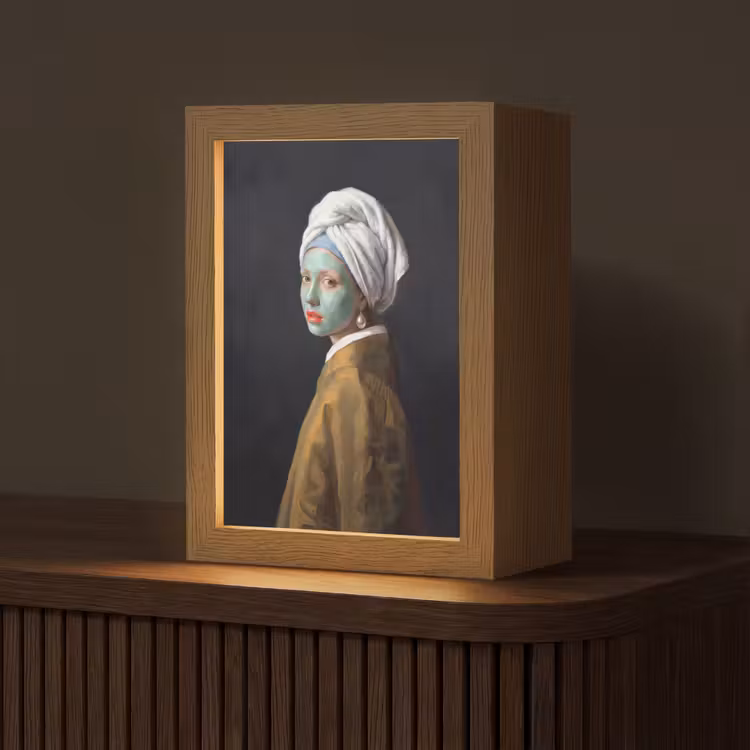 Iconisch - Modern - Kleurrijk Light Box met kabel (Tafellamp) klein -z3d_website