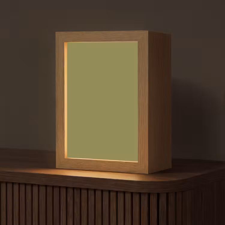 Juniper - Groen - Organisch Light Box met kabel (Tafellamp) klein 925 -z3d_website