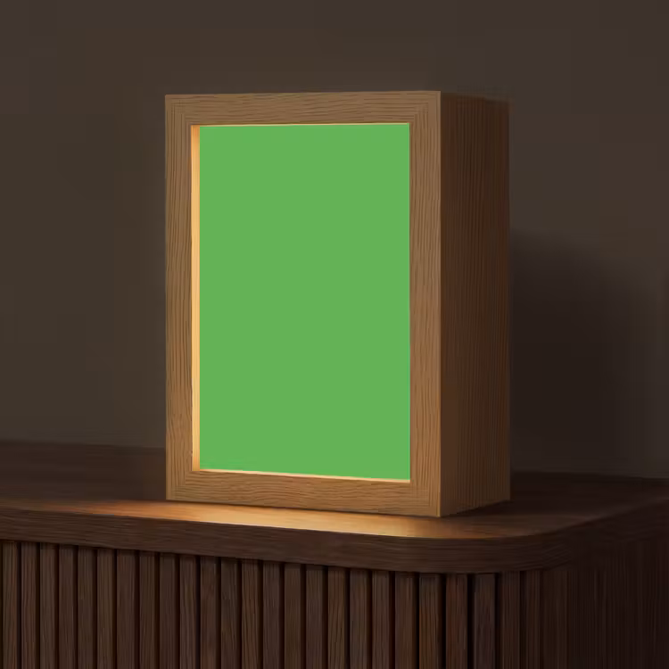 Kelly - Green - Groen Light Box met kabel (Tafellamp) klein 925 -z3d_website