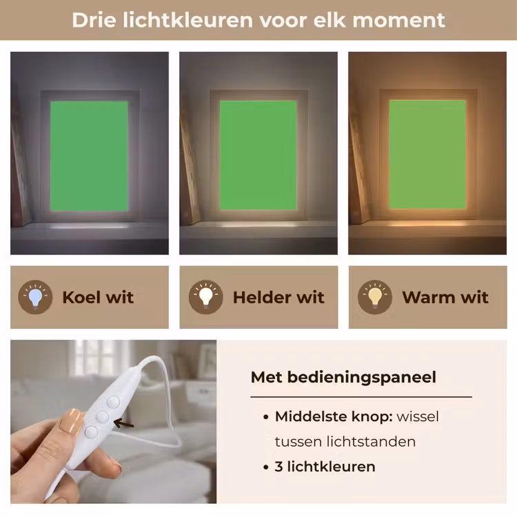 Kelly - Green - Groen Light Box met kabel (Tafellamp) klein 925 -USP_lichtkleurNL