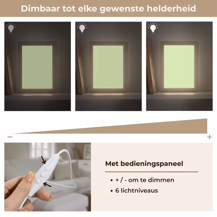 Light - Lime - Groen Light Box met kabel (Tafellamp) klein 925 -USP_dimbaarNL