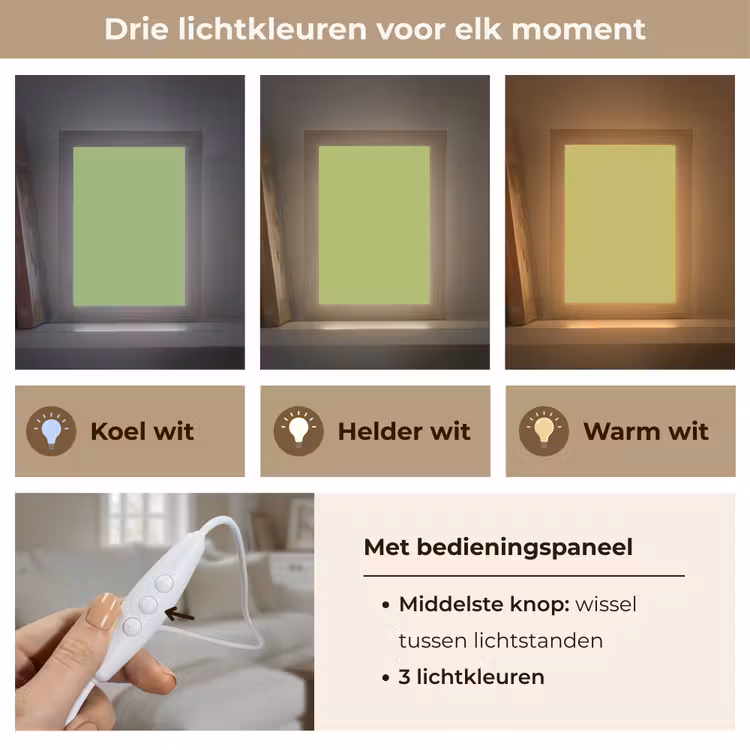 Lime - Glow - Groen Light Box met kabel (Tafellamp) klein 925 -USP_lichtkleurNL