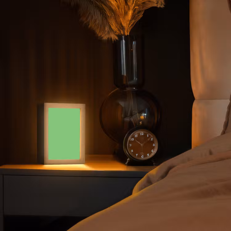 Meadow - Green - Groen Light Box met kabel (Tafellamp) klein 925 -sfeer1