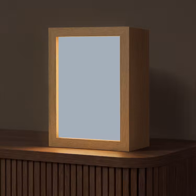 Mellow - Breeze - Blauw Light Box met kabel (Tafellamp) klein 925 -z3d_website