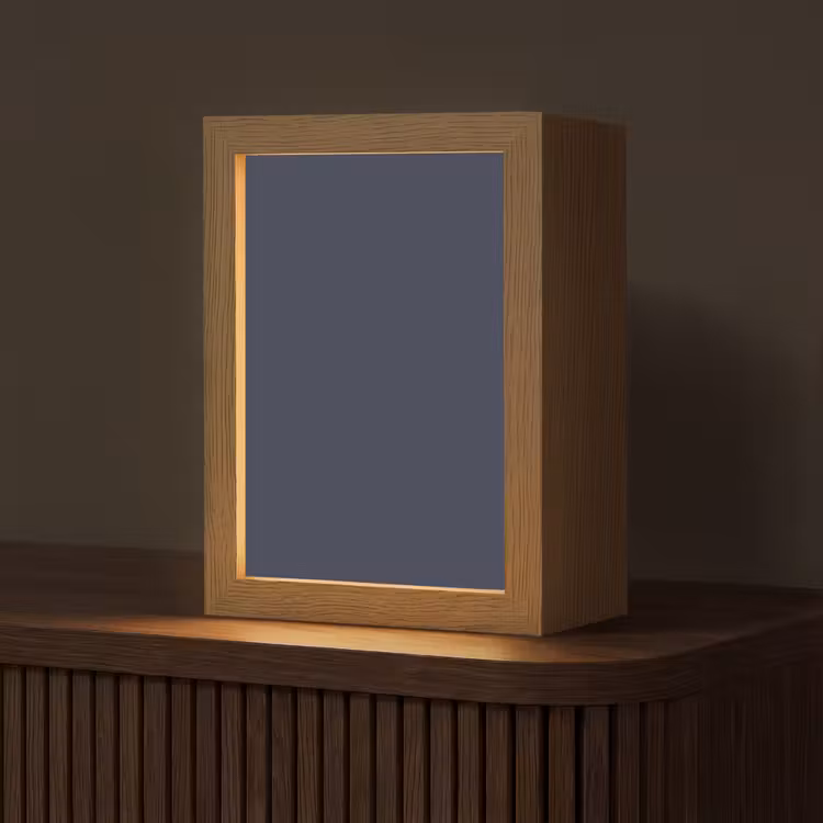 Midnight - Swing - Blauw Light Box met kabel (Tafellamp) klein 925 -z3d_website