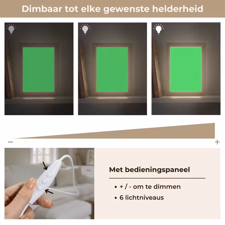 Mint - Green - Groen Light Box met kabel (Tafellamp) klein 925 -USP_dimbaarNL