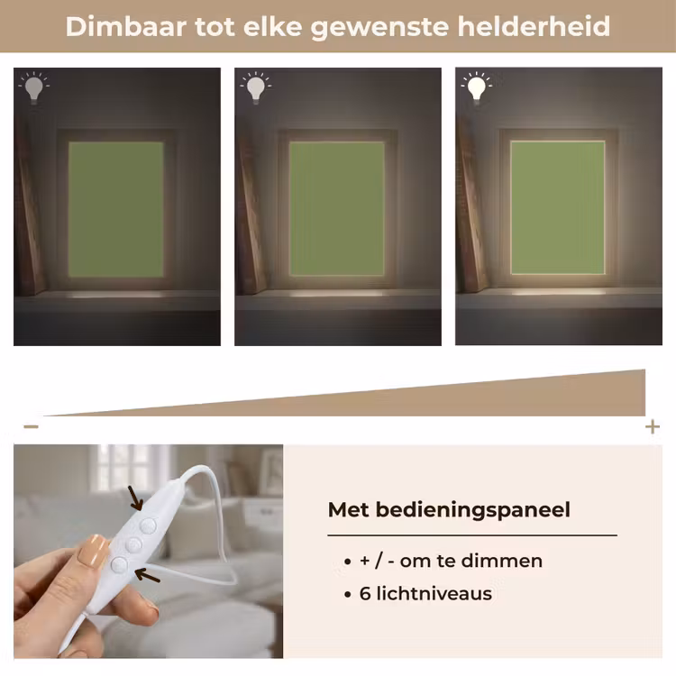 Moss - Green - Groen Light Box met kabel (Tafellamp) klein 925 -USP_dimbaarNL