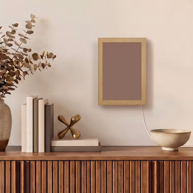 Muted - Chestnut - Bruin Light Box met kabel (Tafellamp) klein 925 -sfeer2