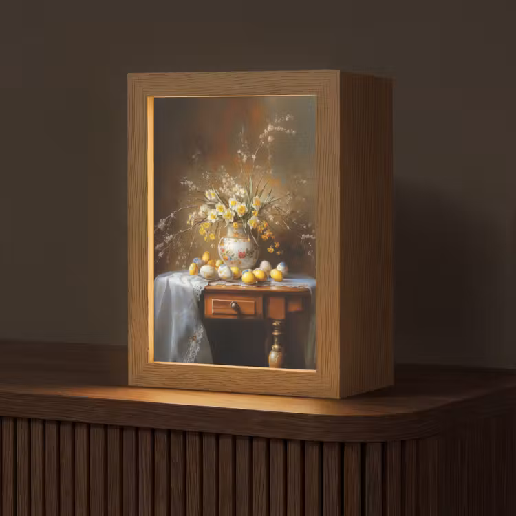 Paaseieren - Stilleven - Vaas Light Box met kabel (Tafellamp) klein -z3d_website