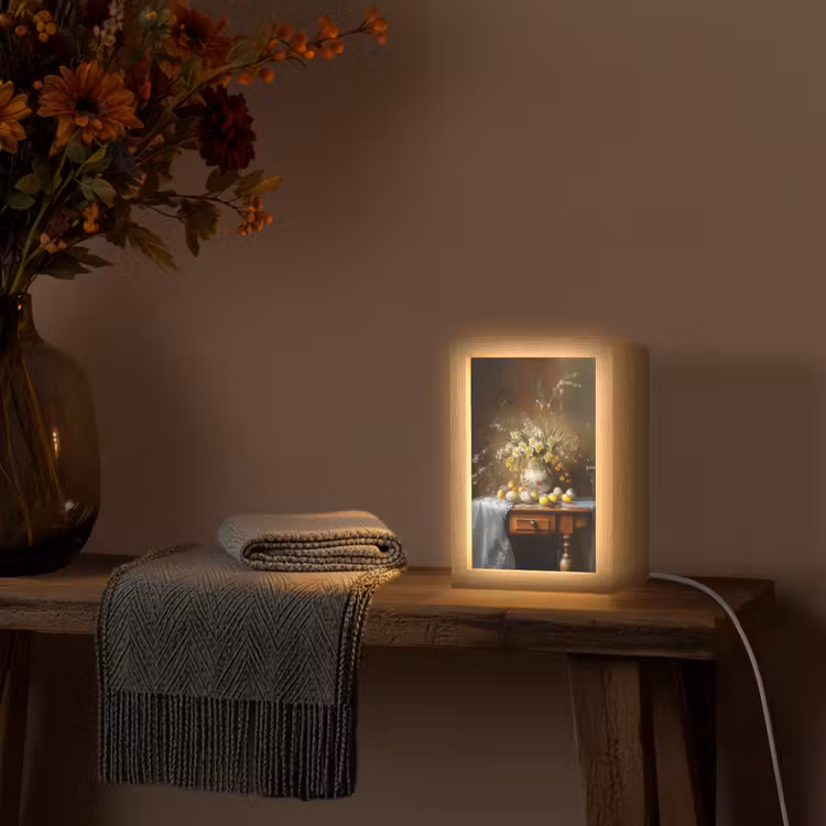 Paaseieren - Stilleven - Vaas Light Box met kabel (Tafellamp) klein -sfeer4