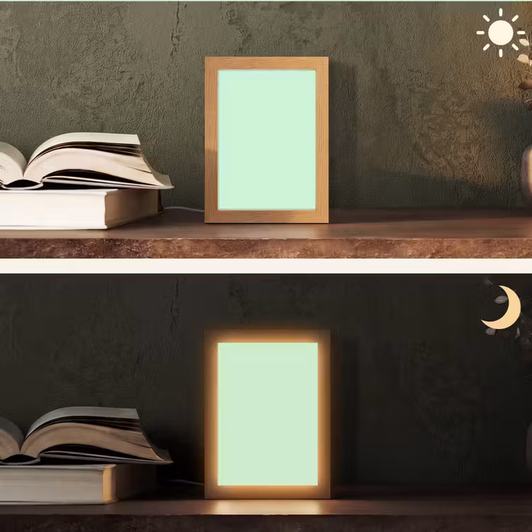 Pale - Mint - Groen Light Box met kabel (Tafellamp) klein 925 -sfeer3