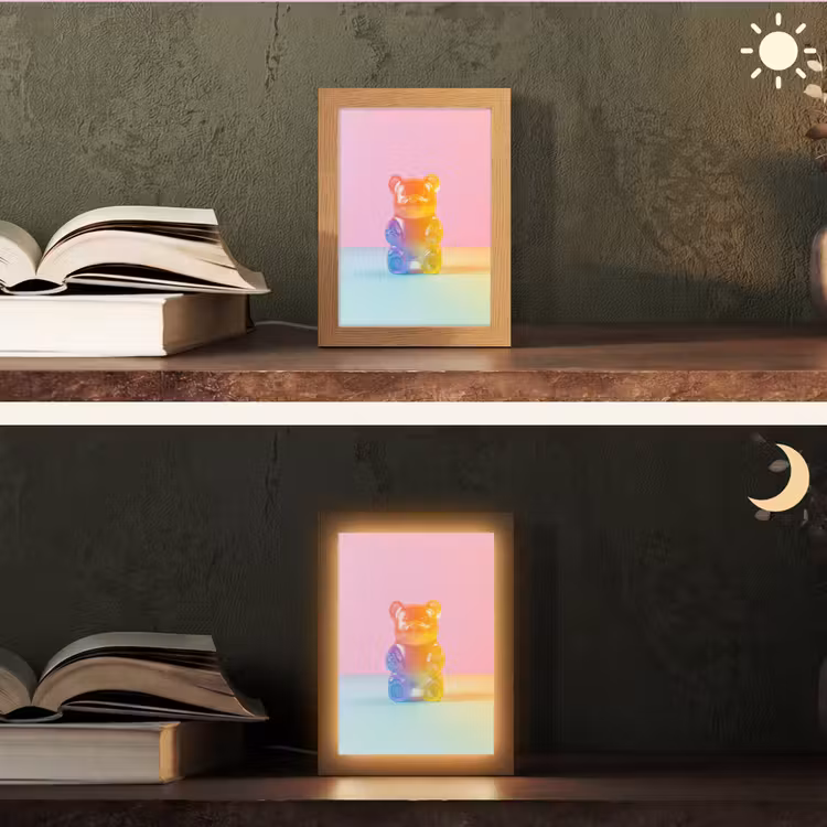 Pastel - Snoep Light Box met kabel (Tafellamp) klein -sfeer3