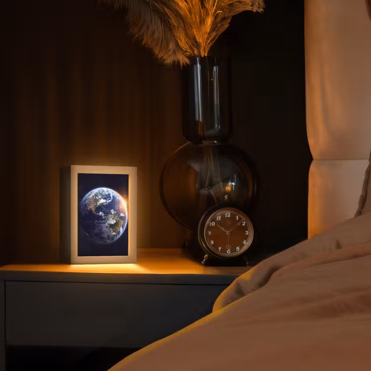 Tafellamp - Planeet - Ruimte - Kosmos - Planeet - Ruimte - Kosmos Light Box met kabel (Tafellamp) klein