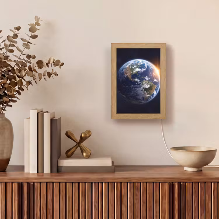 Tafellamp - Planeet - Ruimte - Kosmos - Planeet - Ruimte - Kosmos Light Box met kabel (Tafellamp) klein