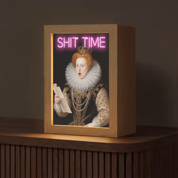 Portret - Humor - Neon Light Box met kabel (Tafellamp) klein -z3d_website