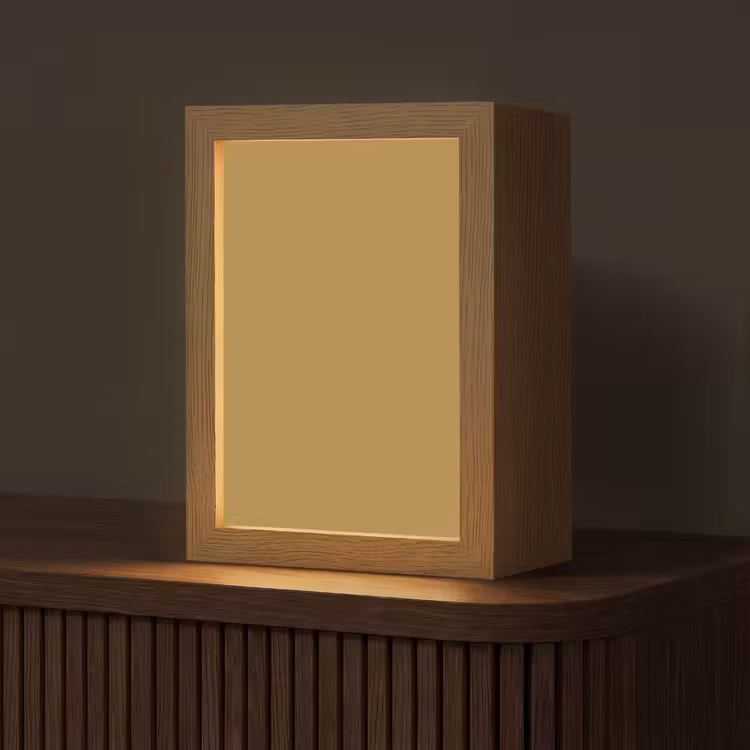 Rhythmic - Ochre - Geel Light Box met kabel (Tafellamp) klein 925 -z3d_website
