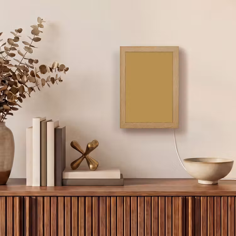 Rhythmic - Ochre - Geel Light Box met kabel (Tafellamp) klein 925 -sfeer2
