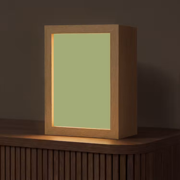 Sage - Green - Groen Light Box met kabel (Tafellamp) klein 925 -z3d_website