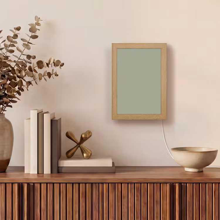 Sage - Mist - Groen Light Box met kabel (Tafellamp) klein 925 -sfeer2