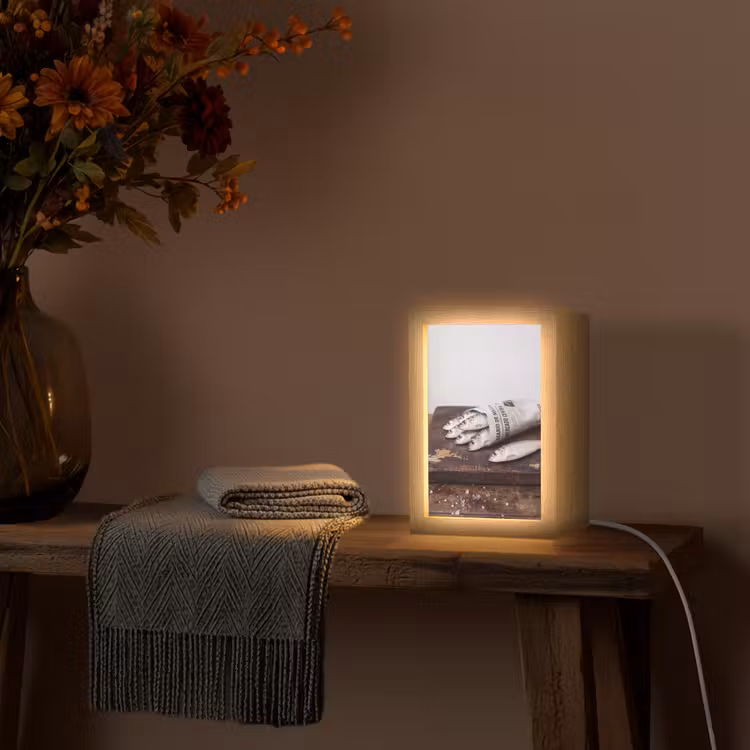 Tafellamp - Sardientje - krant - snijplank - Sardientje - krant - snijplank Light Box met kabel (Tafellamp) klein