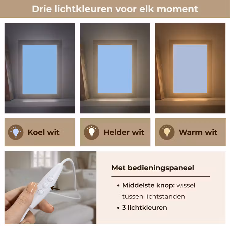 Sky - Glow - Blauw Light Box met kabel (Tafellamp) klein 925 -USP_lichtkleurNL