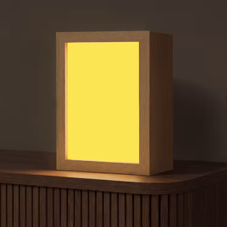 Soft - Custard - Geel Light Box met kabel (Tafellamp) klein 925 -z3d_website