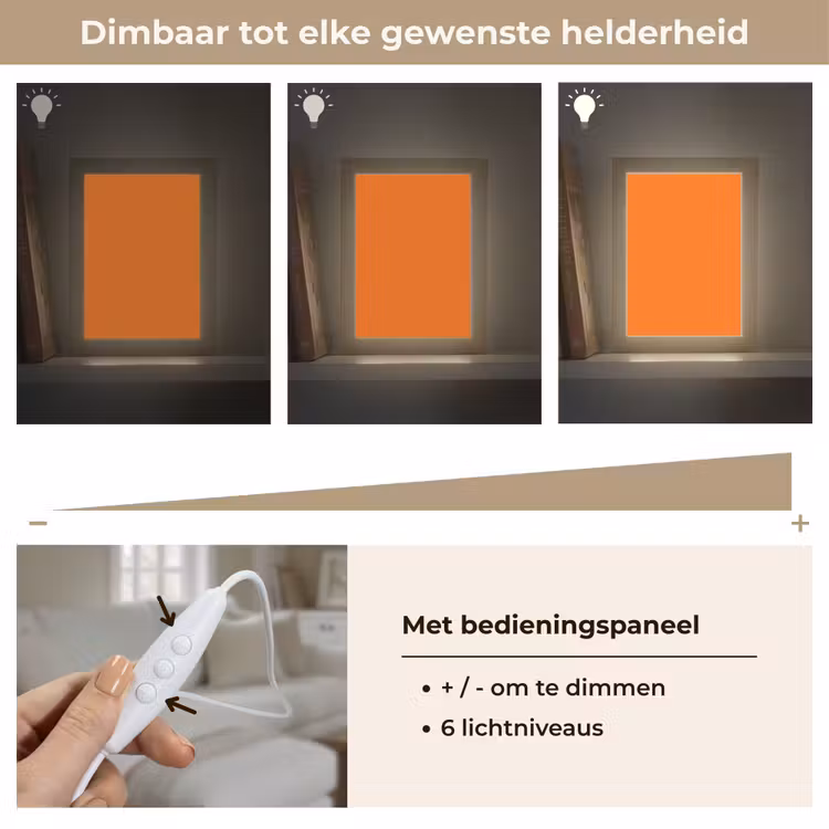 Spiced - Pumpkin - Oranje Light Box met kabel (Tafellamp) klein 925 -USP_dimbaarNL