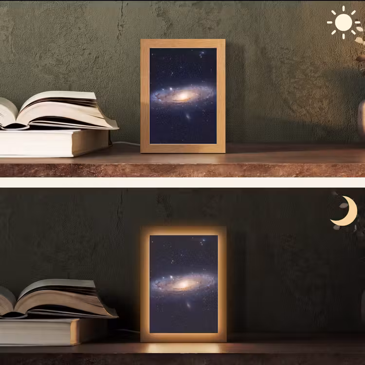 Tafellamp - Sterrenstelsel - Ruimte - Kosmos - Sterrenstelsel - Ruimte - Kosmos Light Box met kabel (Tafellamp) klein