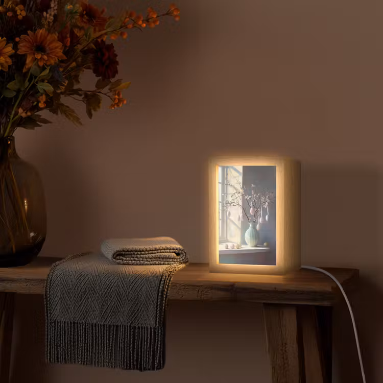 Stilleven - Vaas - Paastak Light Box met kabel (Tafellamp) klein -sfeer4