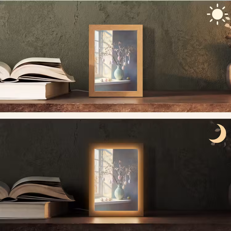 Stilleven - Vaas - Paastak Light Box met kabel (Tafellamp) klein -sfeer3