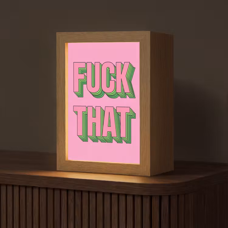 Tekst - Bold - Roze Light Box met kabel (Tafellamp) klein -z3d_website