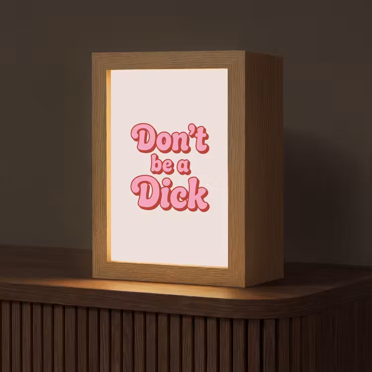 Tekst - Boodschap - Roze Light Box met kabel (Tafellamp) klein -z3d_website