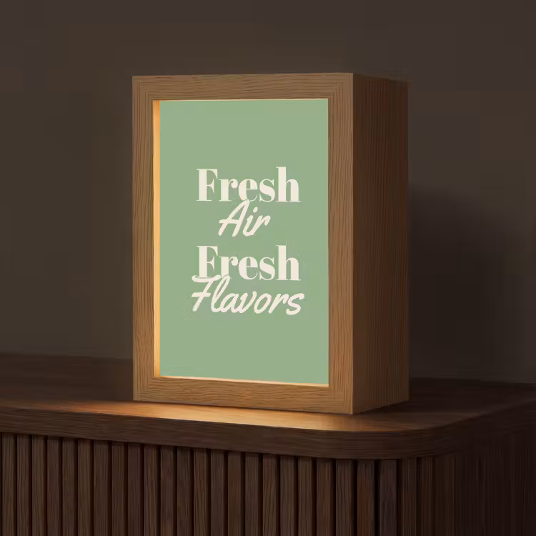 Tekst - Groen - Sierlijk - Letters Light Box met kabel (Tafellamp) klein -z3d_website