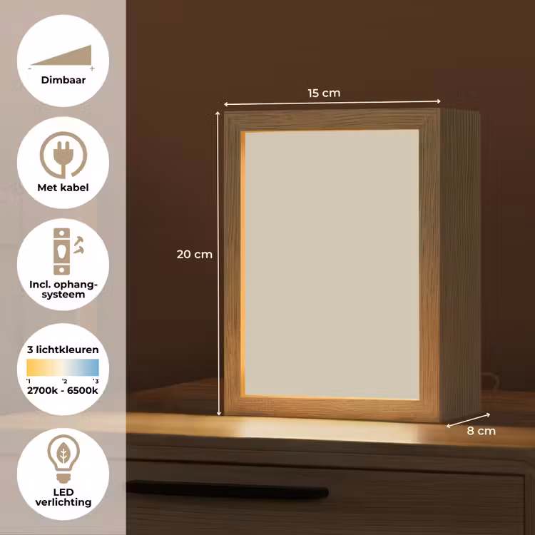 Urban - Pebble - Grijs Light Box met kabel (Tafellamp) klein 925 -USP_NL