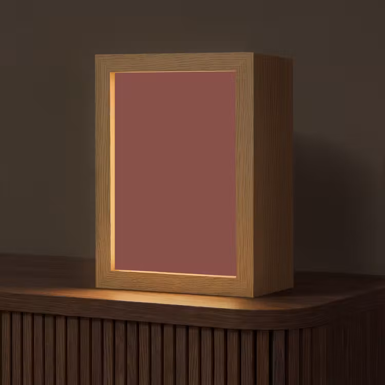 Valentine - Velvet - Rood Light Box met kabel (Tafellamp) klein 925 -z3d_website