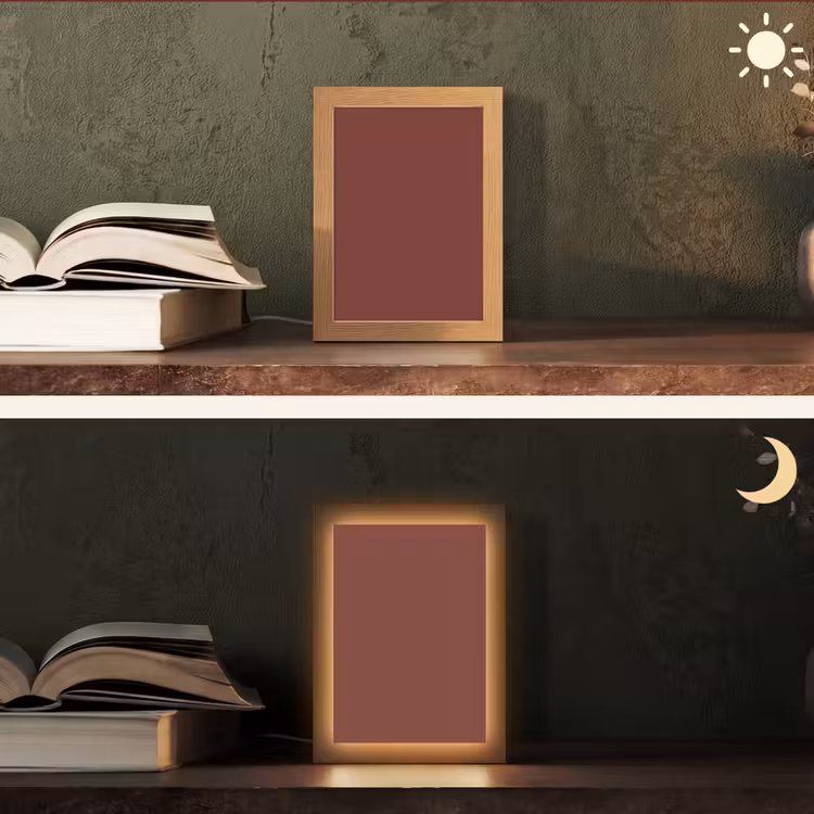 Valentine - Velvet - Rood Light Box met kabel (Tafellamp) klein 925 -sfeer3