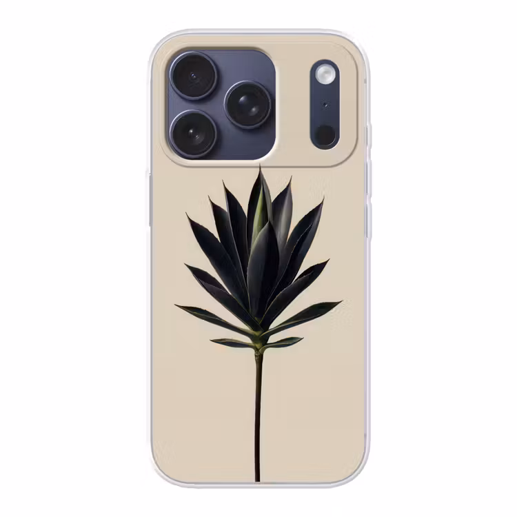 Agaveplant - Symmetrisch - Groen Telefoonhoesje iPhone 17 Pro klein -3d